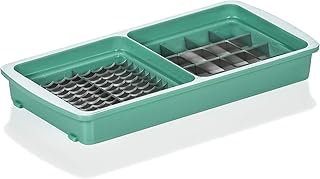 Genius Nicer Dicer Fusion Smart Messereinsatz 5x30 &amp; 15x15mm – Messer mit dem Nicer Dicer FUSION SMART (Fassungsvermögen 1.250 ml) kompatibel Würfel Stifte Scheiben oder Streifen