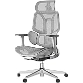 Hbada E3 Air Ergonomic Office Chair, Big and Tall Office Chair - with 3-Zone Dynamic Lumbar Support, 3D Adjustable Headrest,