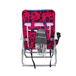 Hurley Backpack Beach Chair, One Size, Turquoise
