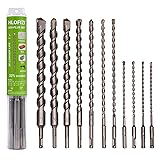 HLOFIZI SDS Plus Bits 11-Piece Rotary Hammer Drill