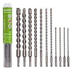 HLOFIZI SDS Plus Bits 11-Piece Rotary Hammer Drill