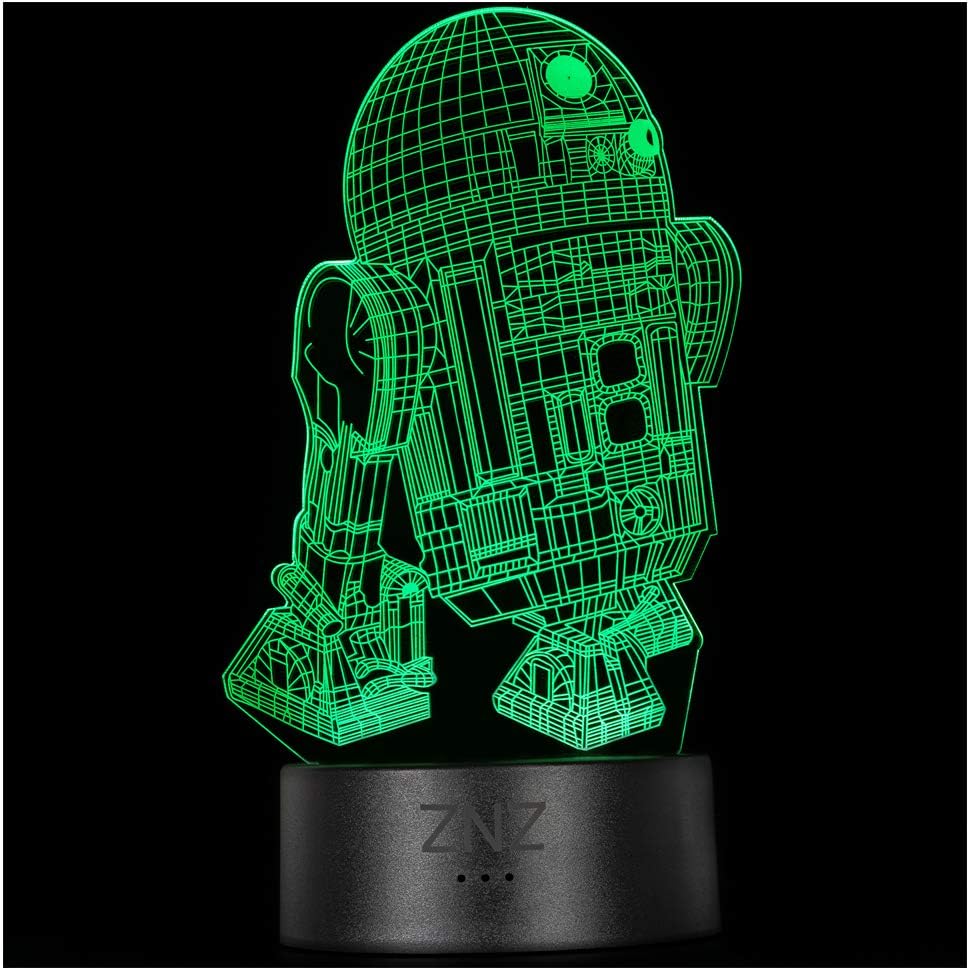 3D Lamp, ZNZ LED Illusion Night light, 16 Colors Changing 3 Model with Remote & Smart Touch Decor Lamp