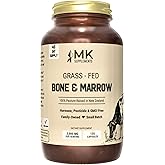 MK Supplements Grass-Fed Beef Bone & Marrow Supplement, Supports Healthy Joints, Bones, Teeth, Immune Support, Freeze-Dried, Non-GMO, 45 Servings (3,000 mg Each)