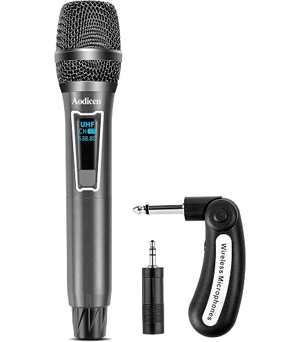 Amazon.com: AODICEN Wireless Karaoke Microphone - Plug & Play
