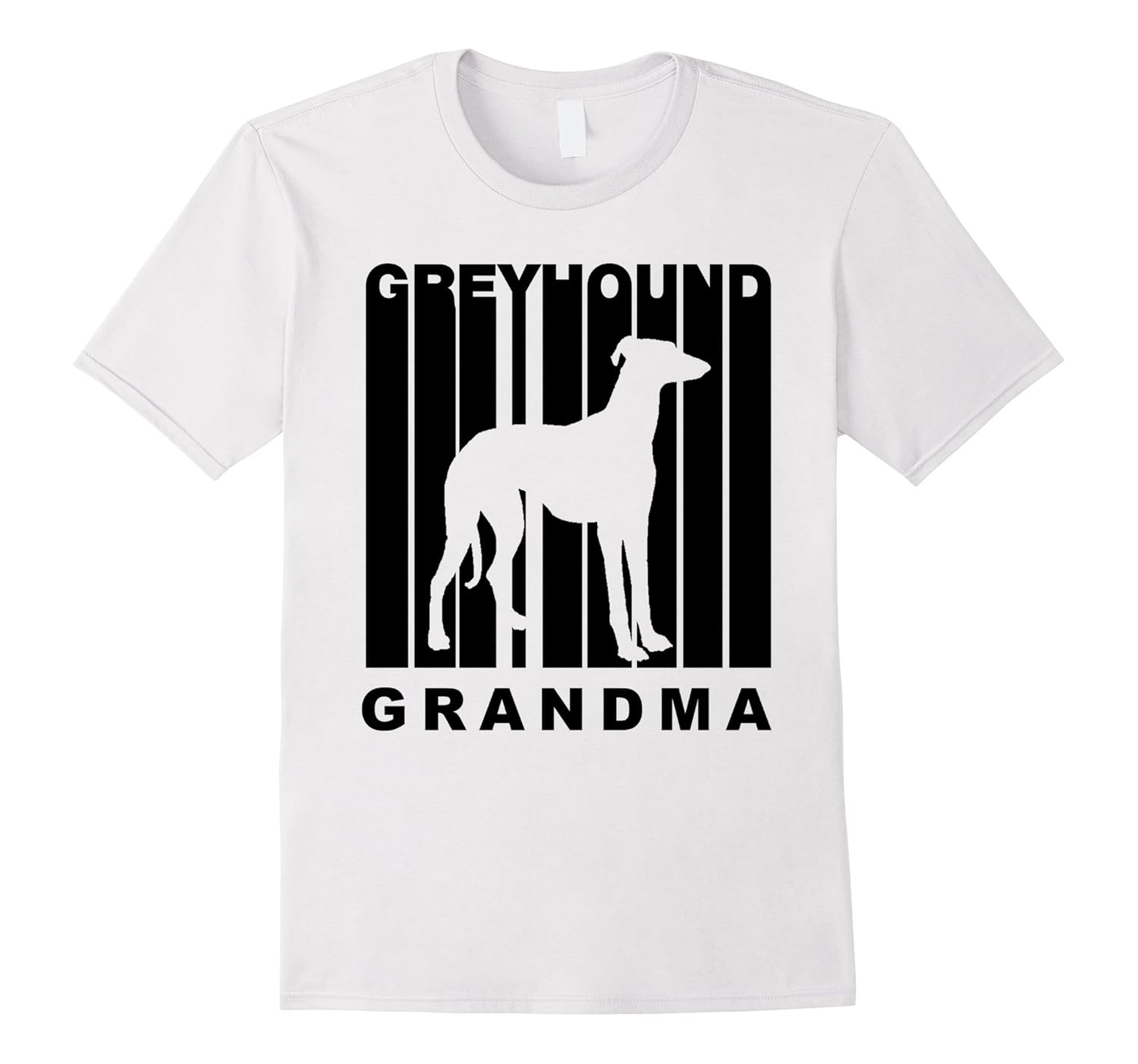 Retro Style Greyhound Grandma Dog Grandparent T-Shirt-anz