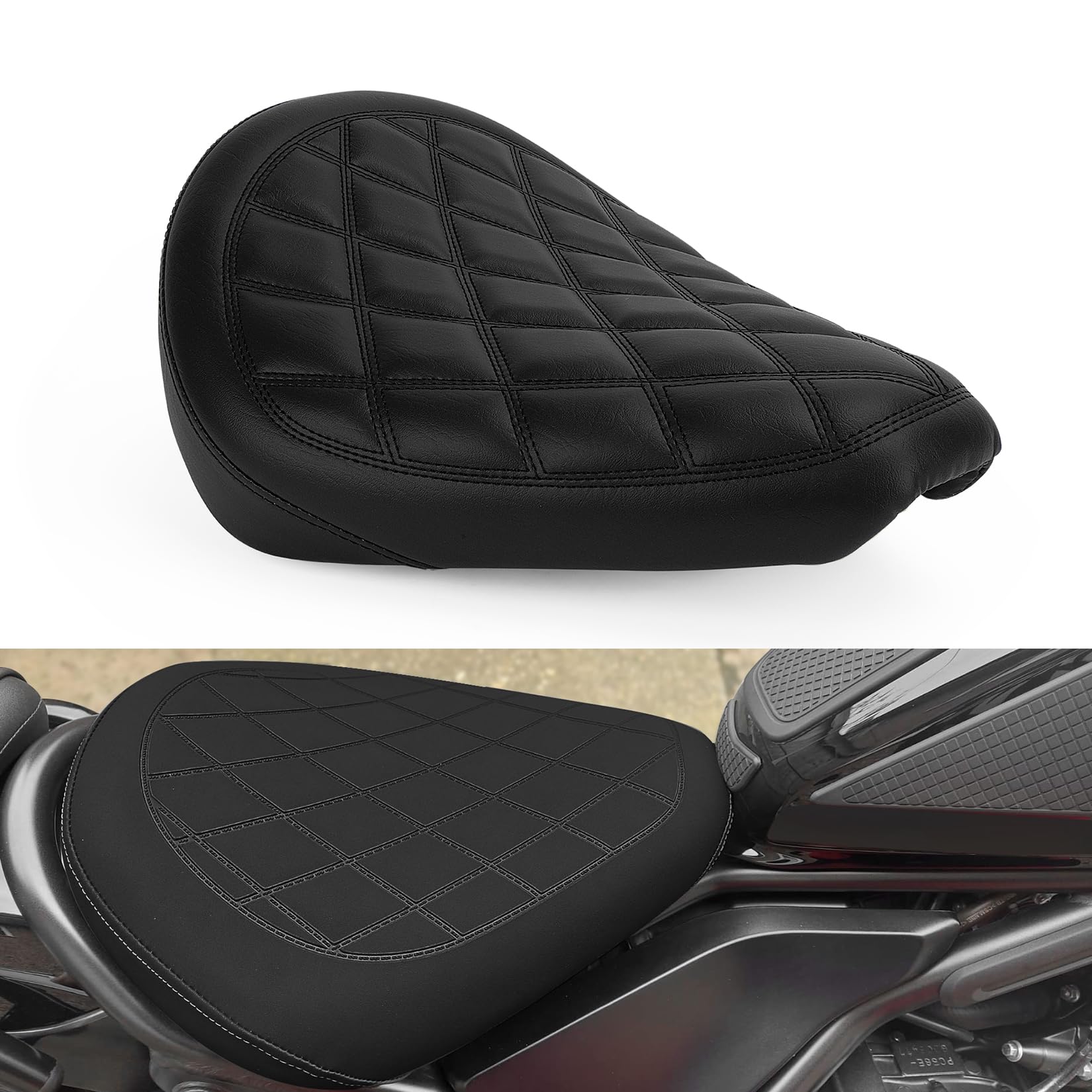 Photo 1 of PSLER Motorcycle Front Rider Seat Front Seat Cushion Pillion Pad Replacement for REBEL CMX 300 500 2017 2018 2019 2020 2021 2022 2023 2024 2025