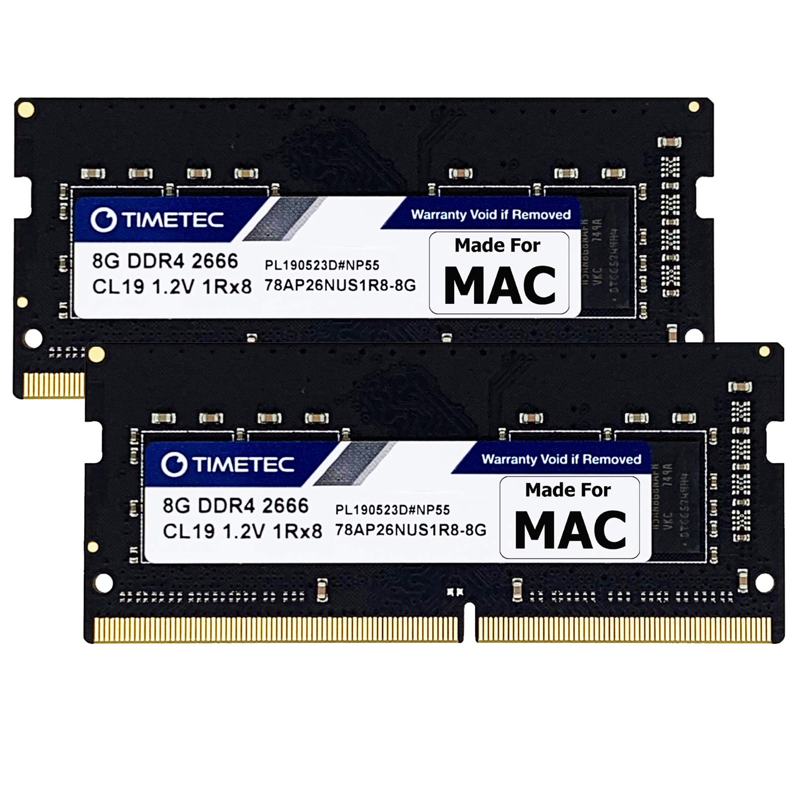 Timetec 16GB KIT(2x8GB) Compatible for Apple DDR4 2666MHz for Mid 2020 iMac (20,1/20,2) / Mid 2019 iMac (19,1) 27-inch w/Retina 5K Display, Late 2018 Mac Mini (8,1) PC4-21333 / PC4-21300 MAC RAM
