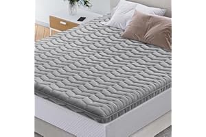 Premium Foam Mattress Topper Queen Size, Medium Firmness,Back Pain Relief,3.5-inch Medium-Firm Mattress Topper(80×60 Inches)