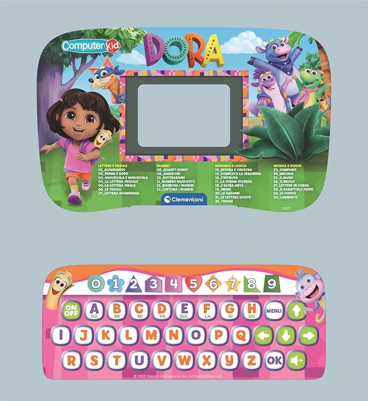 - Dora la Exploradora Smart Start Laptop - Ordenador Educativo, Juguete de Aprendizaje para Niños, 30 Divertidas activades, 83024
