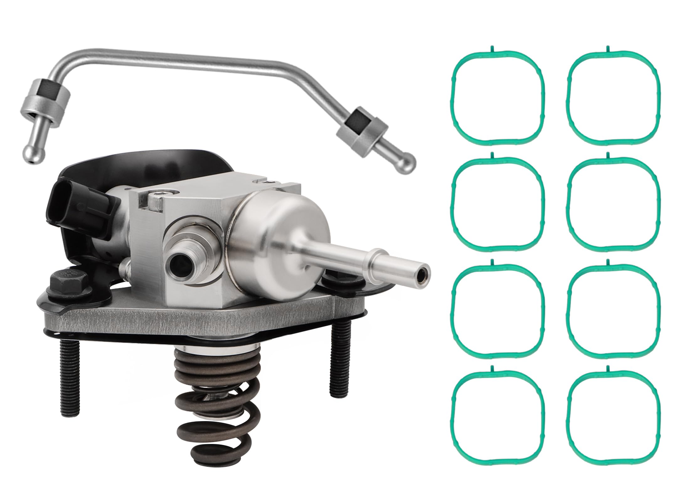Photo 1 of 12688606 12697966 GDI High Pressure Fuel Pump Kit Include 12626354 Intake Manifold Gaskets with 12677004 Intermediate Fuel Feed Pipe Compatible with Chevy Tahoe Silverado GMC Cadillac 2014-2020