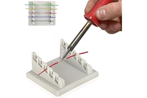 Tributary Brands Silicone Soldering Holder- Wire Holder for Soldering - Stand Alternative to Solder Clamp and Third Hand - Station and Stand Accessories