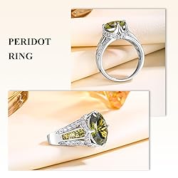 Men Silver Signet Ring with Gemstone 925 Sterling