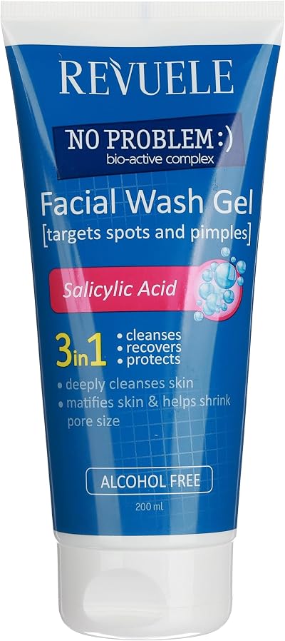 Revuele No Problem 3in1 Washing Gel Salicylic Acid 200ml Face Wash Acne