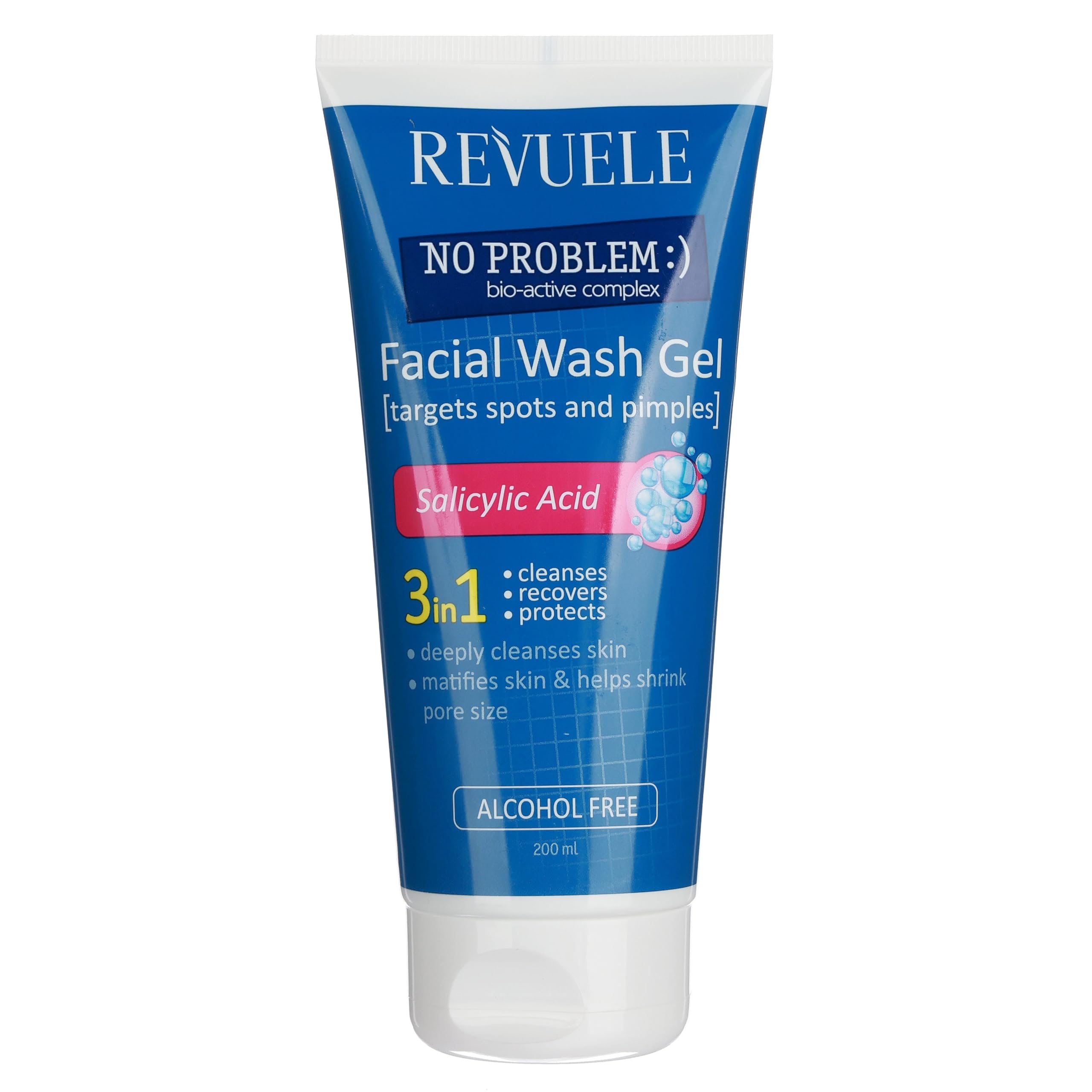 Revuele - No Problem 3in1 Washing Gel with Salycylic Acid - 200ml