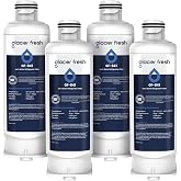 GLACIER FRESH Replacement for Samsung Water Filter Da97-17376b 4 Pack | Compatible with HAF-QIN/EXP, DA97-08006C, RF23M8070SG, RF23M8070SR, RF23M8090SG, RF23M8090SR, RF23M8570SR, RF23M8590SG