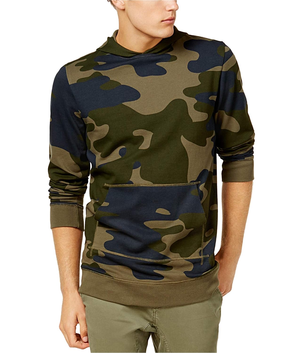 American Rag Mens Washed Camo Print 