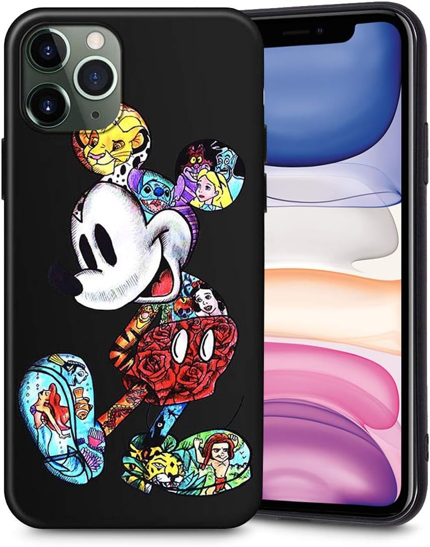 Printcase Silicone Phone case Compatible with iPhone X iPhone Xs Cartoon Cool KidsSoft TPU case for iPhone 11 pro Cartoon Design Back Cover Ultra Slim iPhoneXS case Cute (iPhone 11)