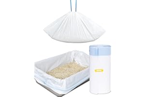 ANWA Cat Litter Box Liners: 36" x 18" Large Cat Litter Box Bags, 2 Mils Extra Thick, Durable & Tear-Resistant, 10 Count