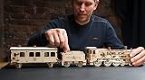 UGEARS Harry Potter Hogwarts Express Wooden Train Set 3D Puzzle Kit view 4