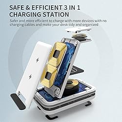 MSTJRY Wireless Charging Station, 3 in 1 Wireless