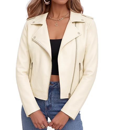 Bow Leather Jacket，Retro Bow Print PU Leather Coat Women Korean