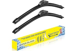 GSPSCN 2 Wipers For Chevy Avalanche 1500 2500 06-02， Avalanche 13-10，Express 1500 2500 3500 4500 series 23-00，Silverado 1500 1500HD 2500HD 3500HD 23-20,06-01，Windshield Wiper Blades 22"+22"