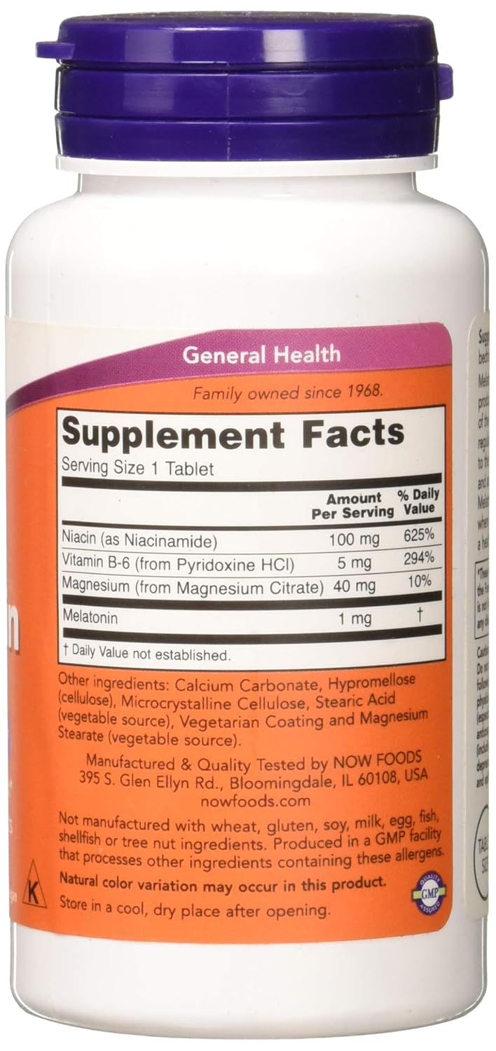 Now Foods - MELATONIN NOW 1mg - 100 tabs: Amazon.es: Alimentación y bebidas