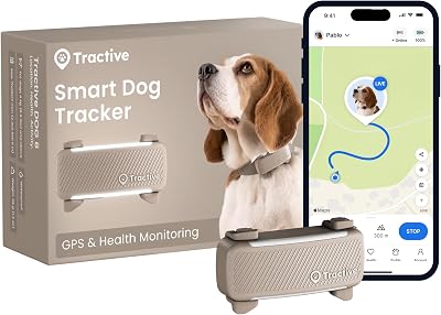 Tractive Smart Dog Tracker 2025 Edition Real-time GPS Health Vitals Bark Alerts
