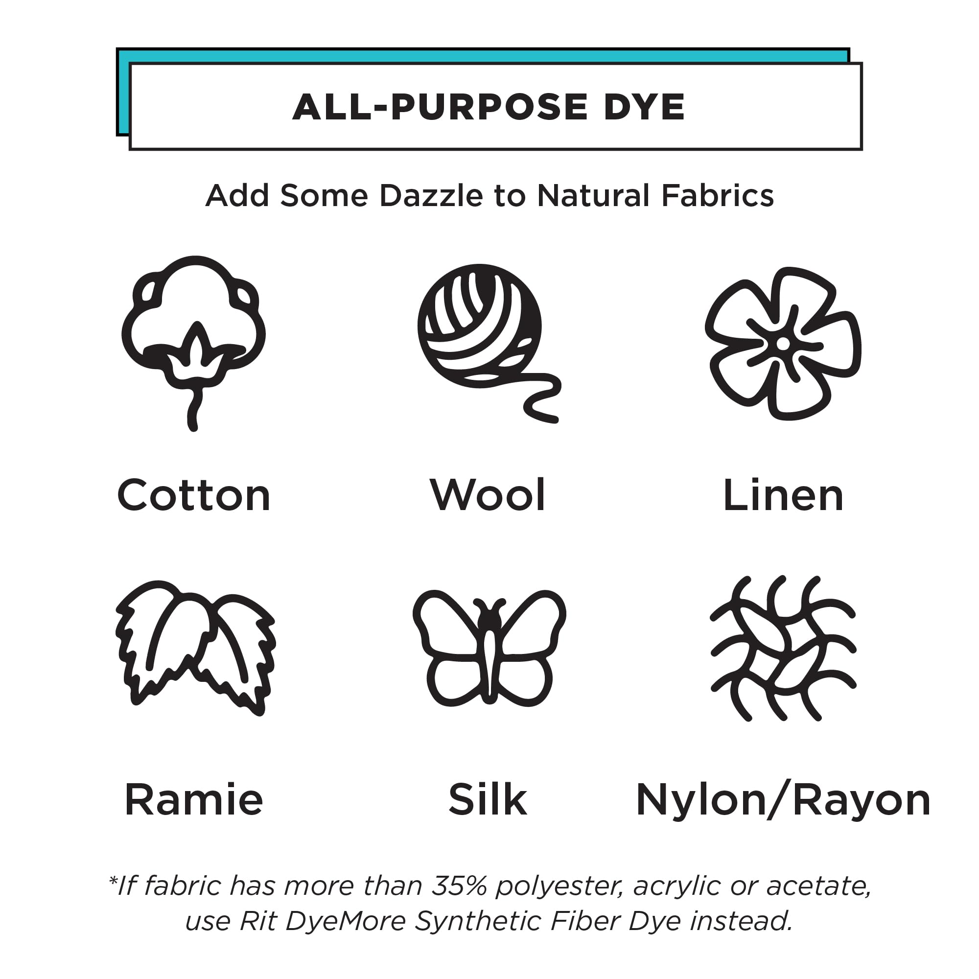 Rit Dye 88150 All Purpose Liquid Dye, Black, 8 Fl Oz (Pack of 1)