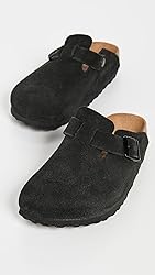 Birkenstock Unisex Boston Soft Footbed, Black