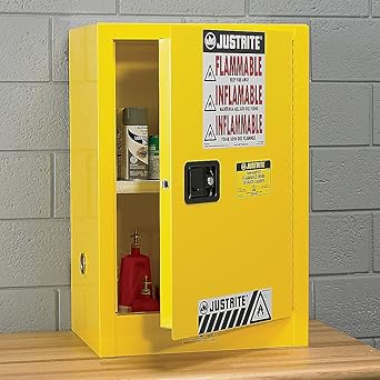 Justrite 890403 Sure Grip Ex Galvanized Steel 1 Door Manual