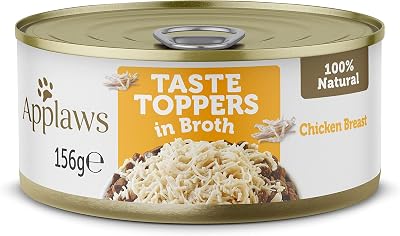 Applaws 100 Percent Natural Wet Dog Food Chicken Breast in Broth 156 g Tin Pack