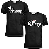 Matching Couples Shirts His and Her Shirt Set for Men Women Outfits Valentine T-Shirt