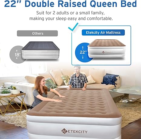 etekcity air mattress queen