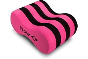 Flow Swim Gear Training Pull Buoy - Pull Float for Pool Lap Swimming in Adult and Junior Sizes
