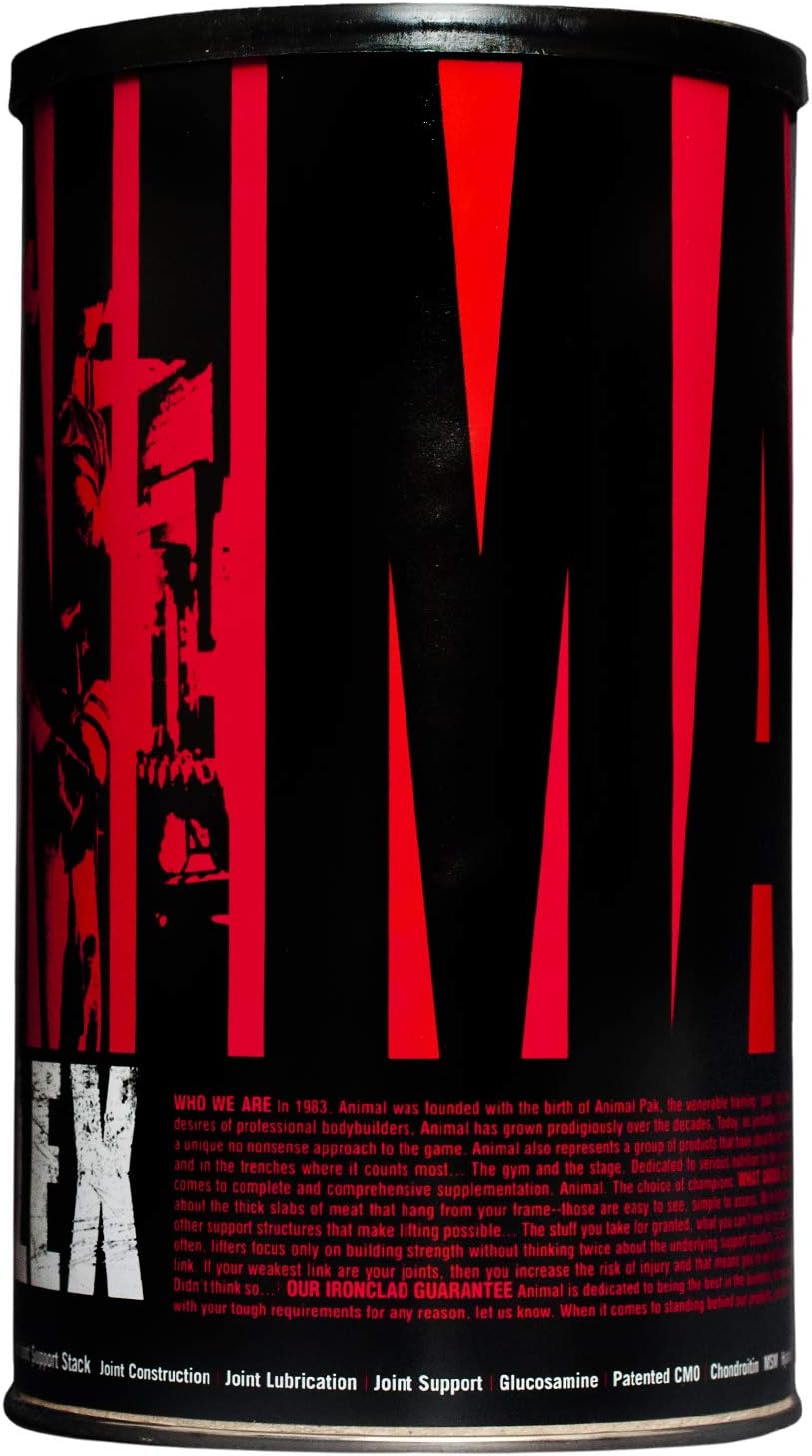 Animal Flex – All-in-one Complete Joint Supplement - Turmeric Root Curcumin - Glucosamine Chondroitin - MSM - Hyaluronic Acid - Repair and Restore - 44 Packs: Health & Personal Care