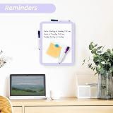 VUSIGN Small White Board 22 x 28 cm Magnetic Dry Erase Board with Markers view 2