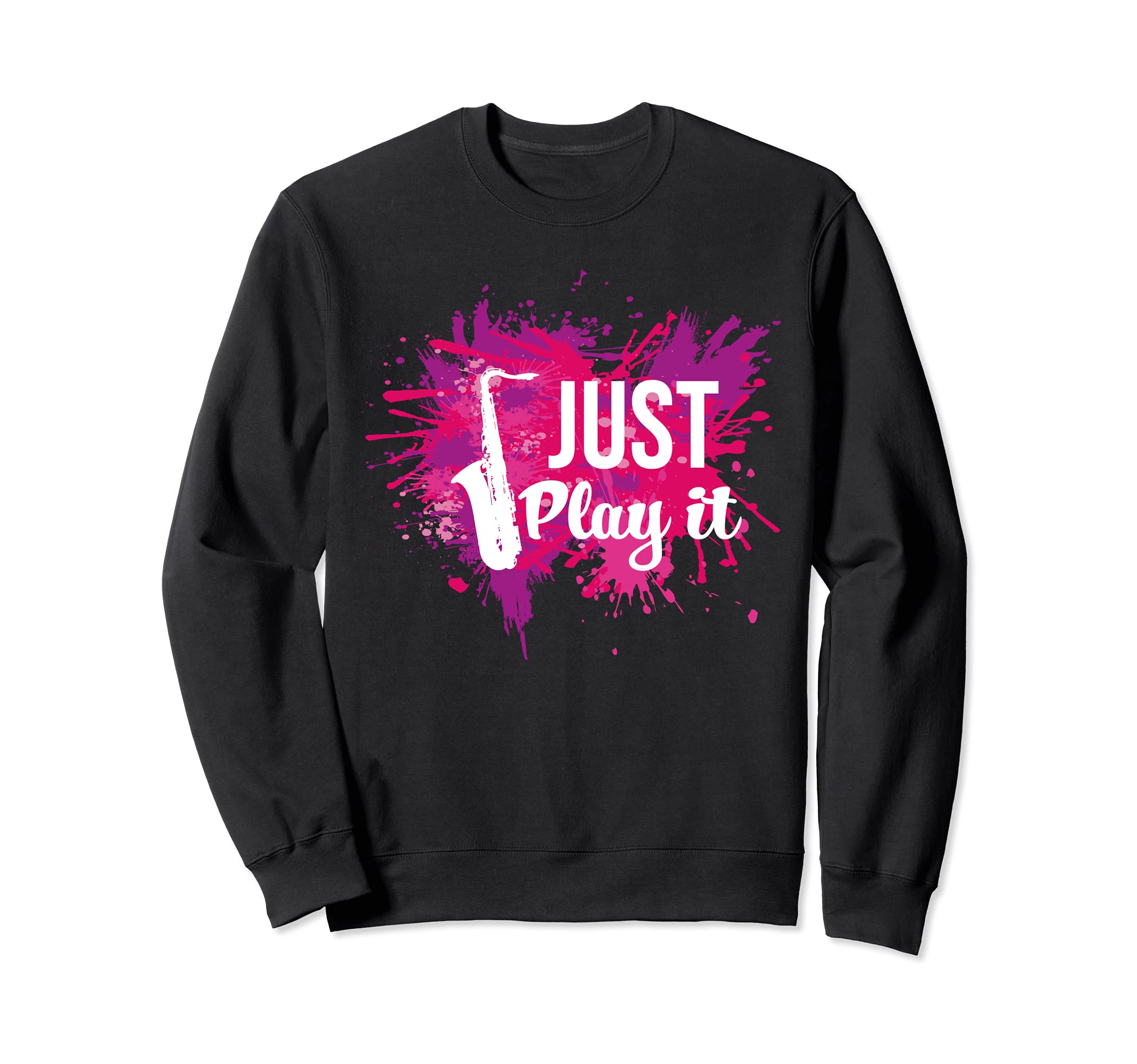 Jazz Play It Metal Wind Instrument Classic Saxophone Music Sweatshirt
