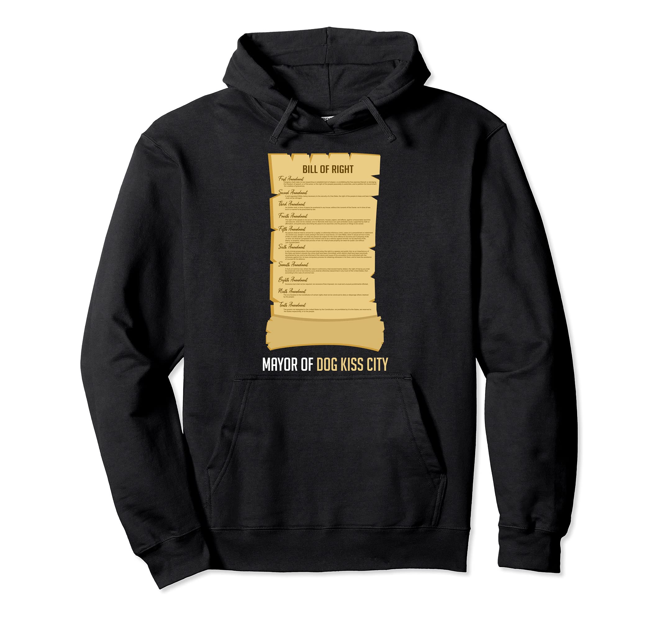 Mayor of Dog-Kiss City Dog Owner Pullover Hoodie