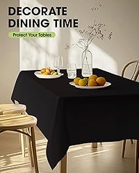 Pureegg Durable Table Cloth 60" x 102" - Reusable