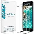HPTech 2-Pack Screen Protector for Samsung Galaxy J3 (2018, Achieve, Star, V 3rd Gen, Orbit) Tempered Glass, 9H Hardness, Easy to Install, Bubble Free