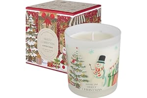 ROMIIE ZOI Christmas Scented Jar Candle - 6oz Soy Wax Candle - Sweet Christmas Infused with Sweet Pine Aroma - Keepsake Box Special for Holiday Gifts