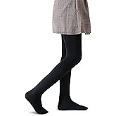 Pareberry Girl's Winter Fleece Lined Thick Microfiber Soft Tights for Kids Age 3-14