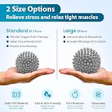 Beenax Lacrosse & Hard Spiky Massage Ball Set for Trigger Point Relief view 3