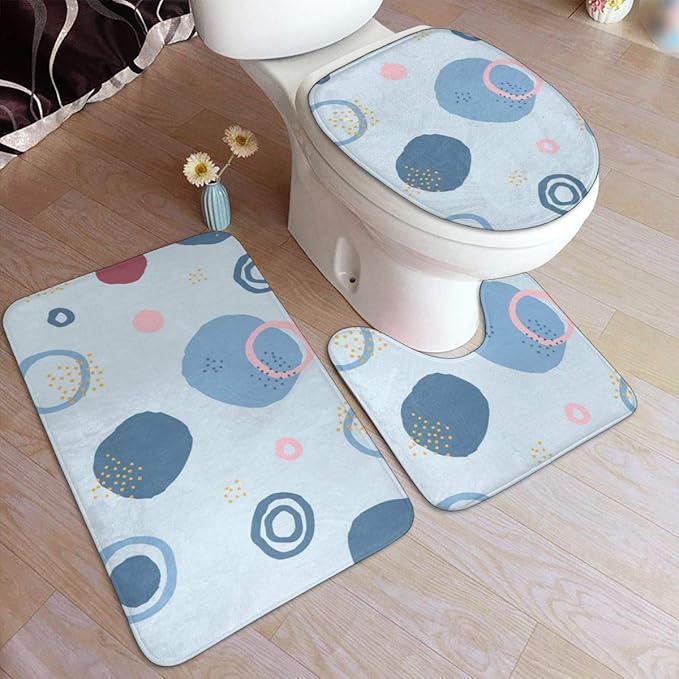 Sunshine-T - Juego de Alfombrillas de baño absorbentes Antideslizantes