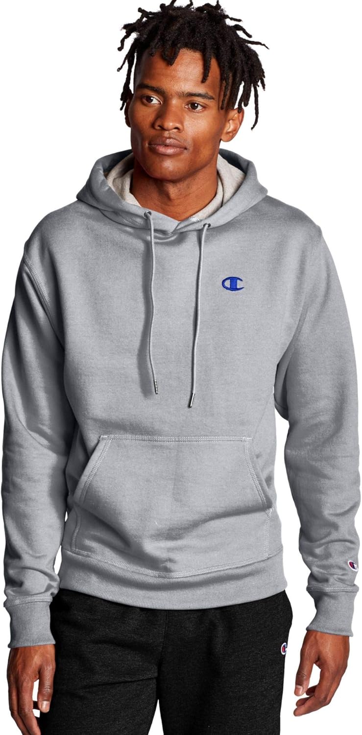 Champion Men's Powerblend Fleece Pullover Hoodie: Clothing