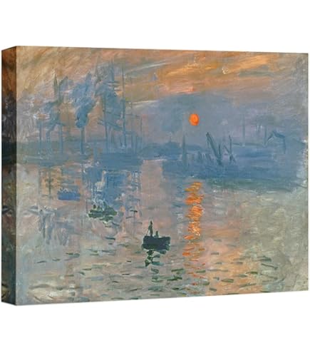 C. Monet 油彩画 1972年 Amazon.com: Sunlight Effect under the Poplars 1887 by Claude