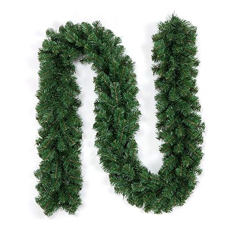 Enjoygoeu Tannengirlande Weihnachtsgirlande 27m Grün Künstliche Tannen Girlande Weihnachtsdeko Innen Aussen Weihnachtensdeko Diy Für Treppen Wand Tür