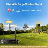 TONOR TW350 Wireless Microphones Set UHF Karaoke Receiver XLR 6.35mm view 4