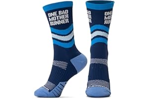Gone For a Run Inspirational Athletic Running Socks | Mid-Calf | Multiple Designs
